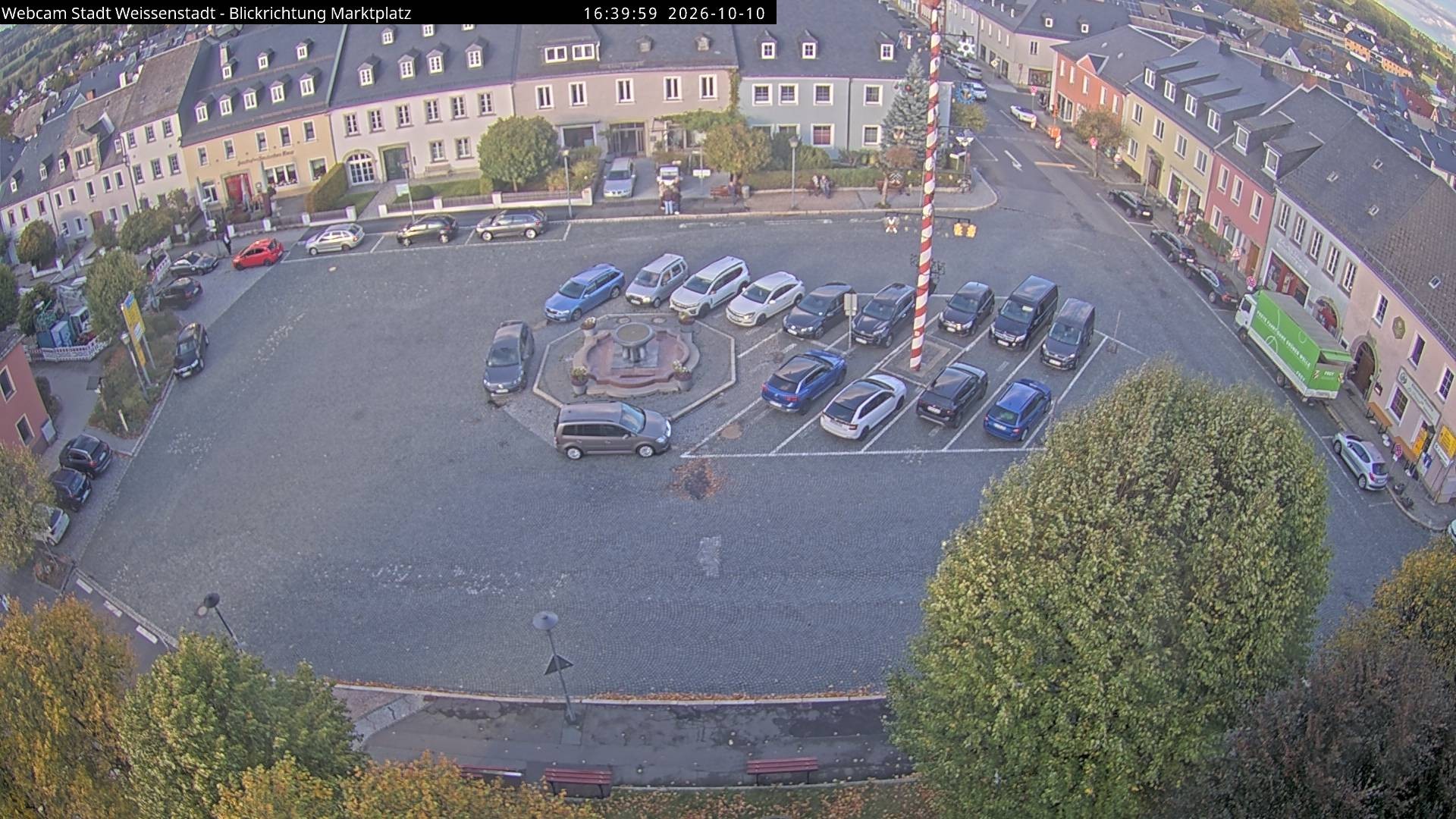 Archived image Webcam Weißenstadt Market Place