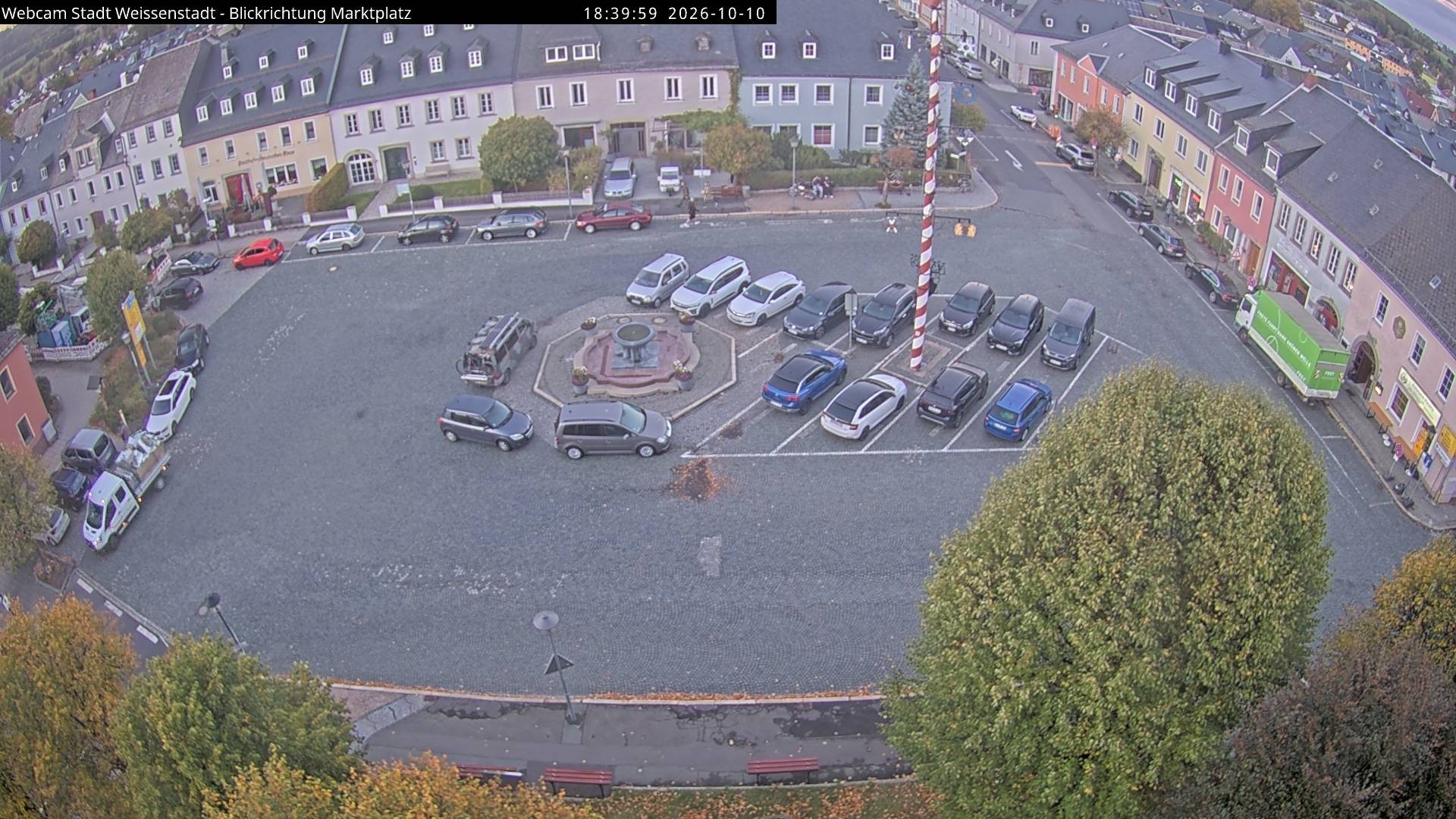 Archived image Webcam Weißenstadt Market Place