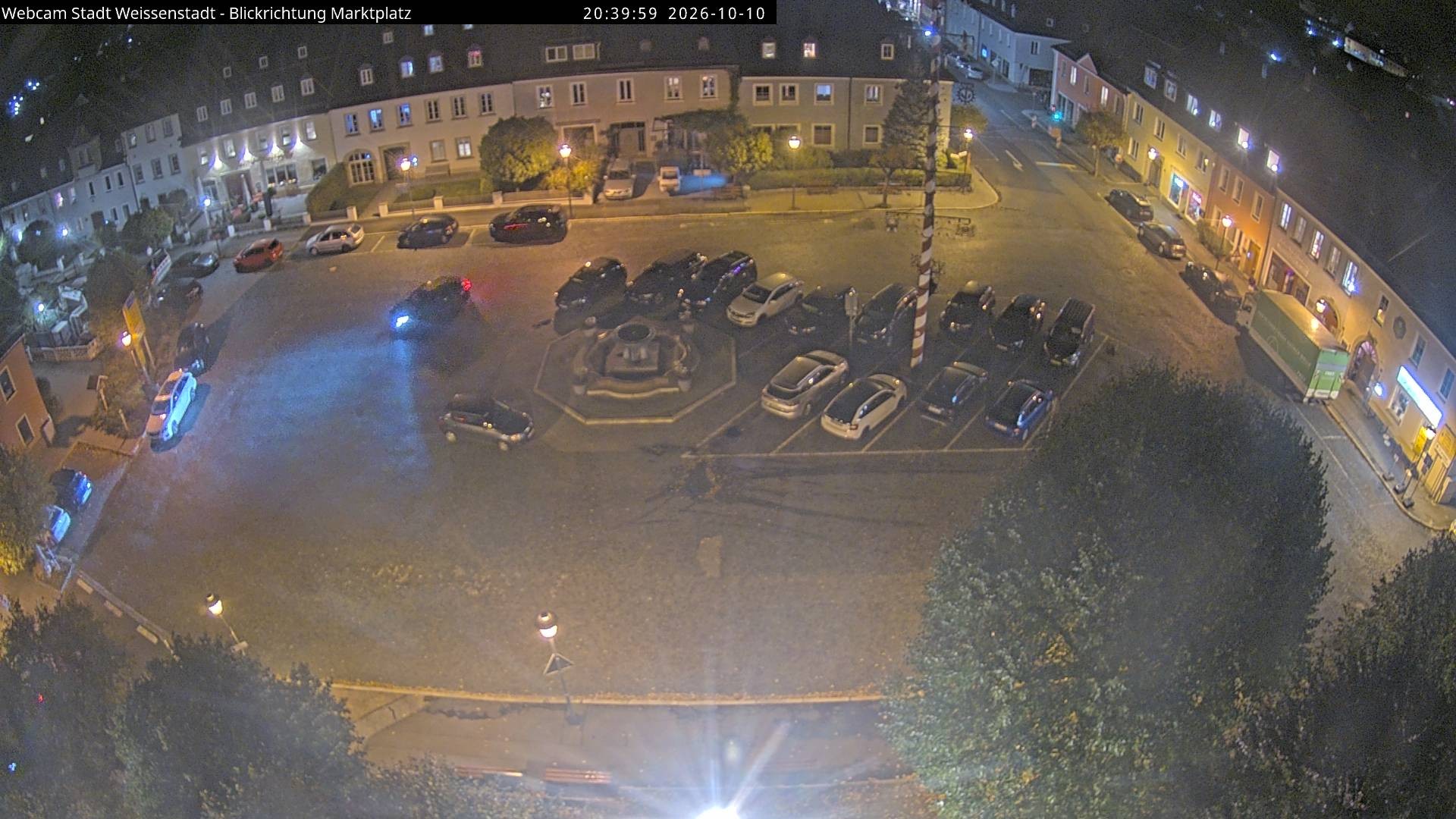 Archived image Webcam Weißenstadt Market Place