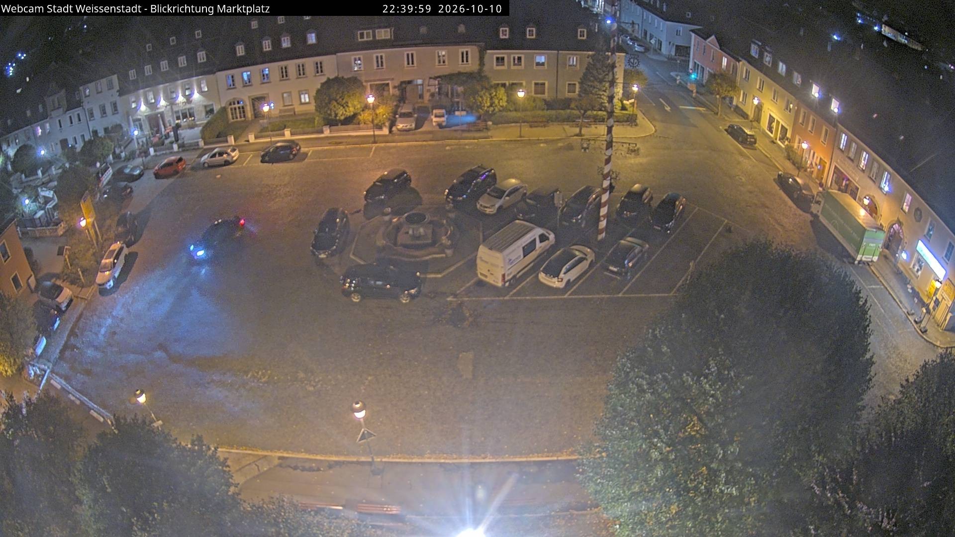 Archived image Webcam Weißenstadt Market Place
