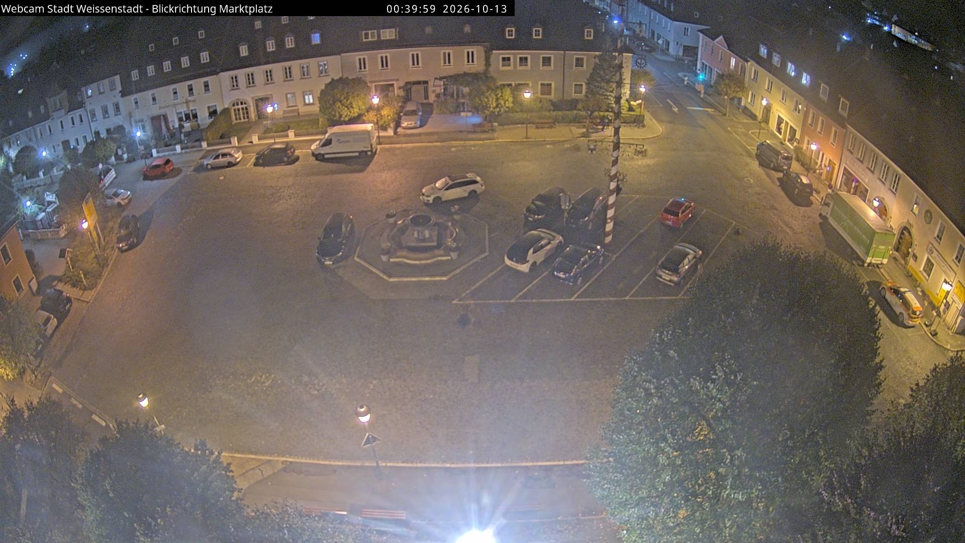 Archiv Foto Webcam Marktplatz Weißenstadt