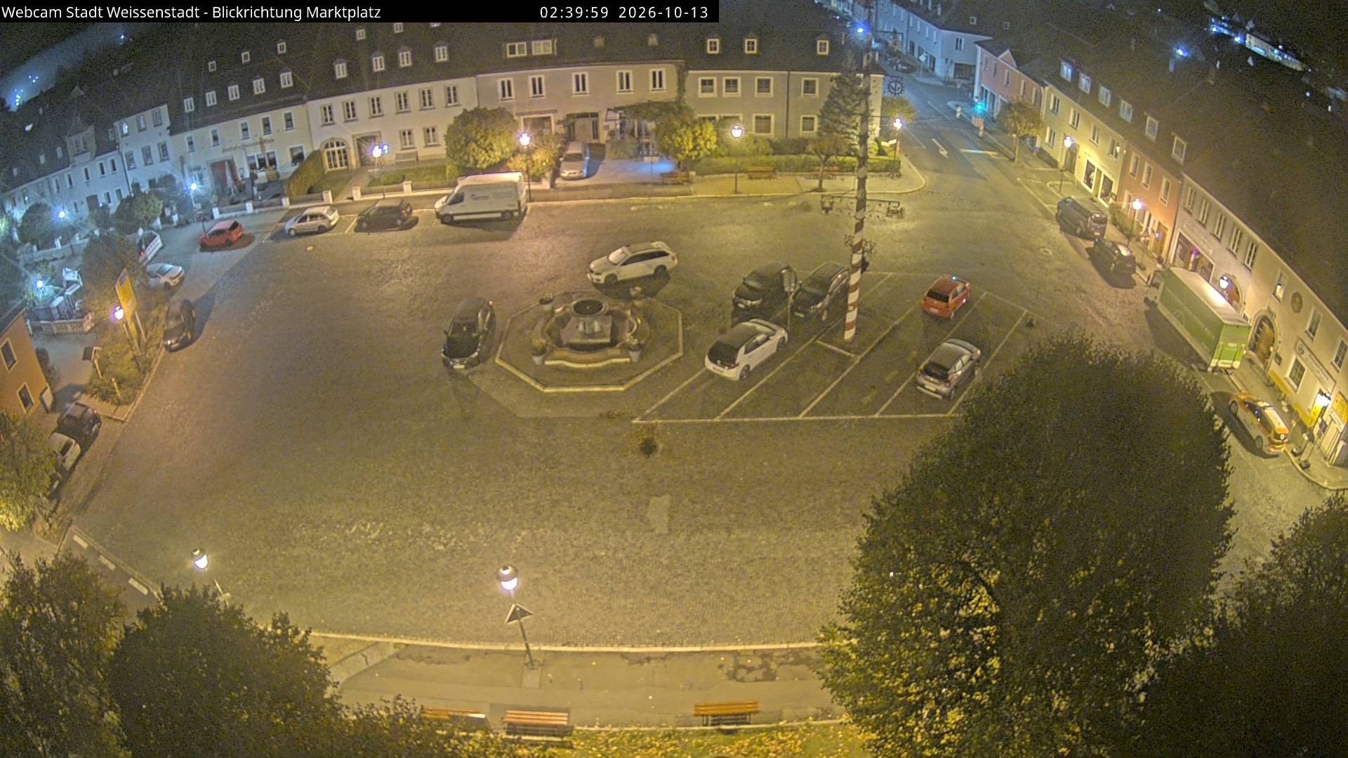 Archiv Foto Webcam Marktplatz Weißenstadt