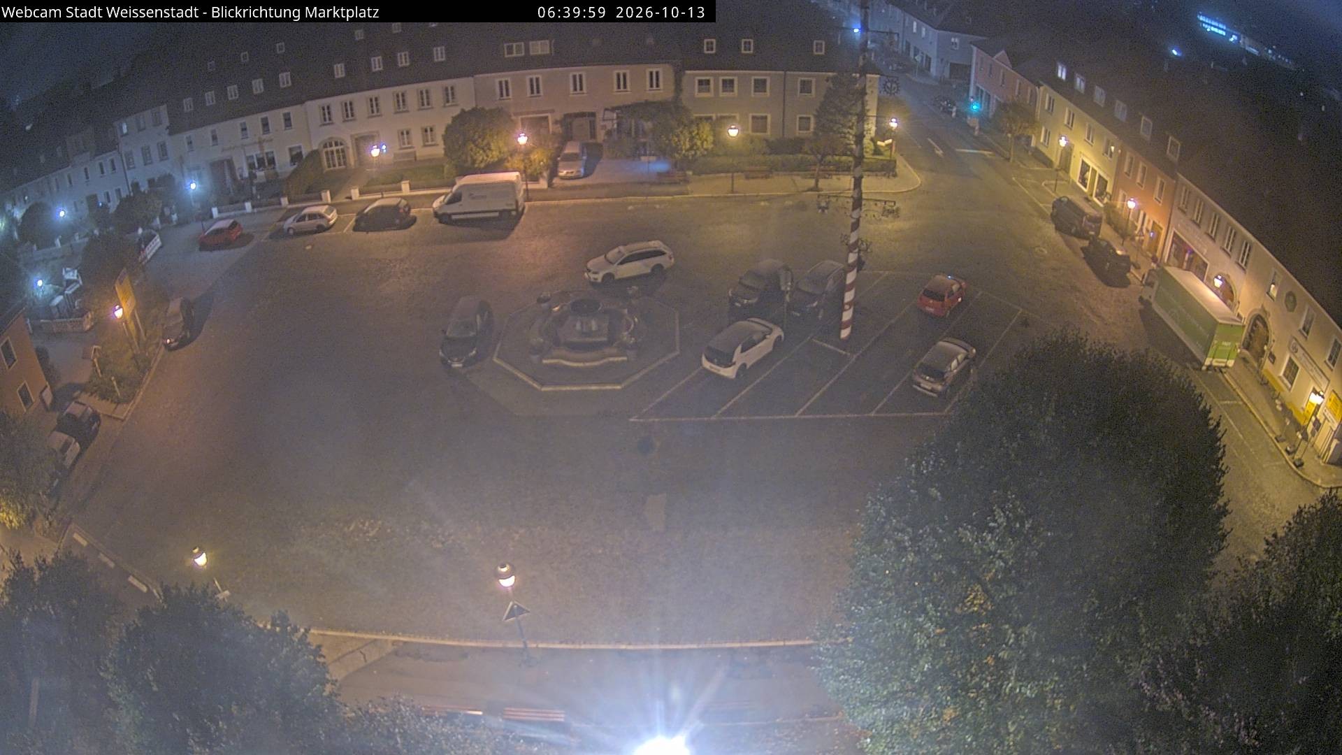 Archiv Foto Webcam Marktplatz Weißenstadt