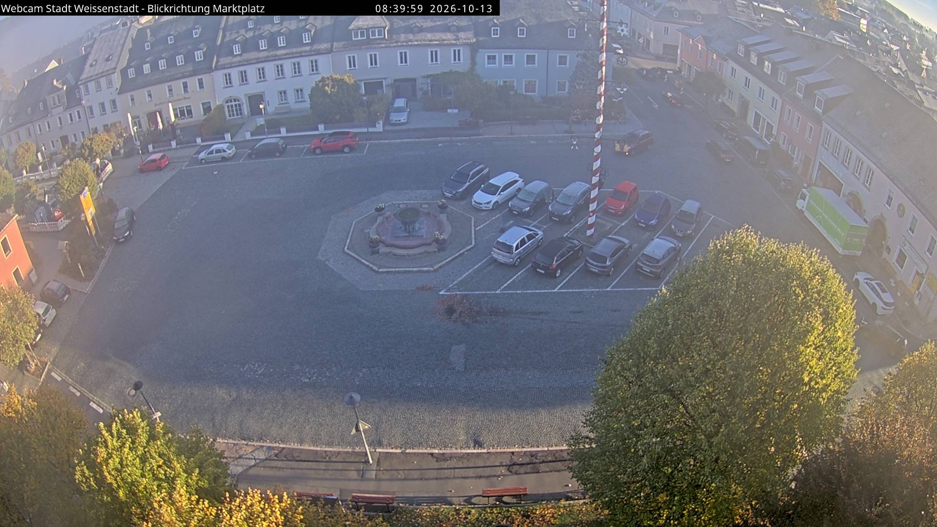 Archiv Foto Webcam Marktplatz Weißenstadt