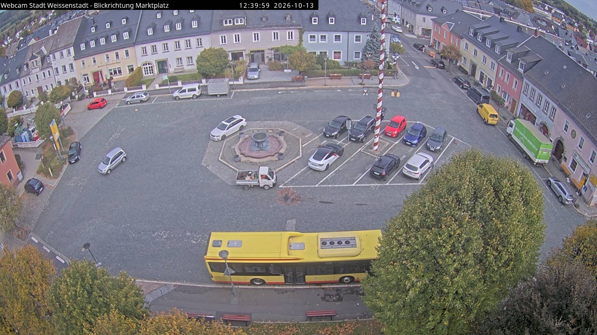 Archiv Foto Webcam Marktplatz Weißenstadt