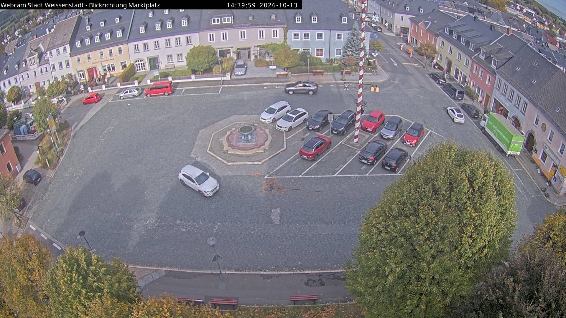 Archiv Foto Webcam Marktplatz Weißenstadt