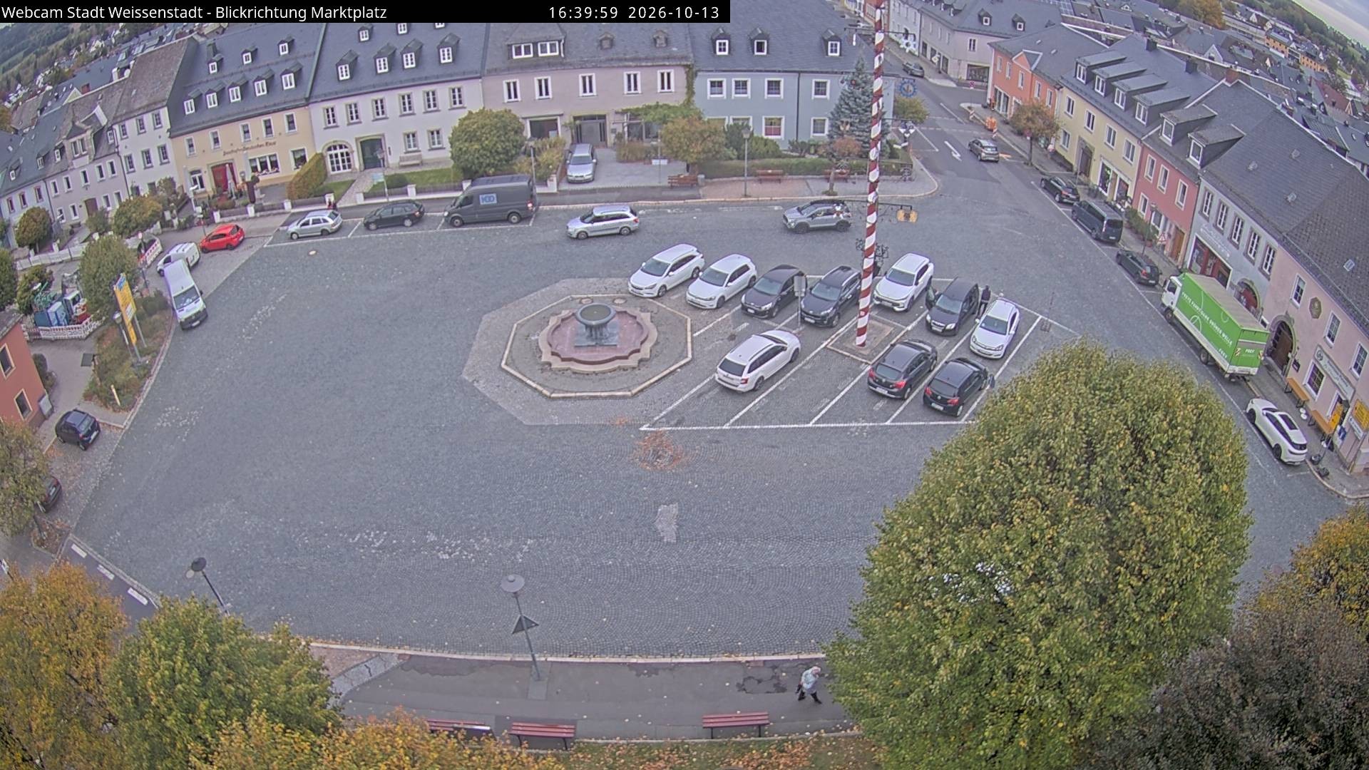 Archiv Foto Webcam Marktplatz Weißenstadt