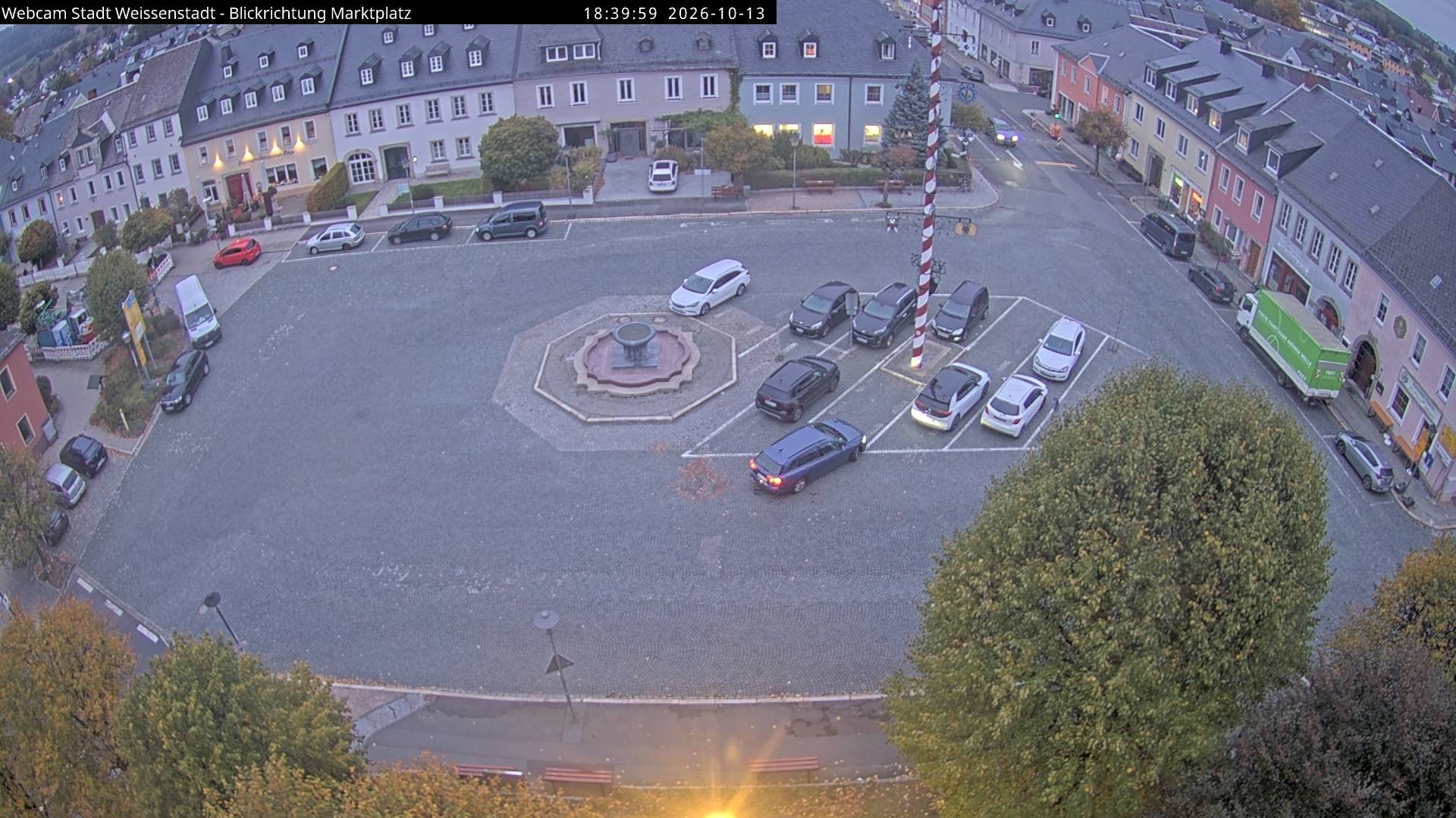 Archiv Foto Webcam Marktplatz Weißenstadt