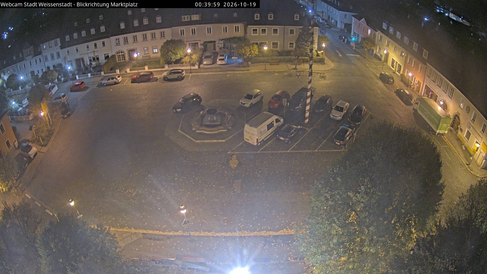 Archiv Foto Webcam Marktplatz Weißenstadt