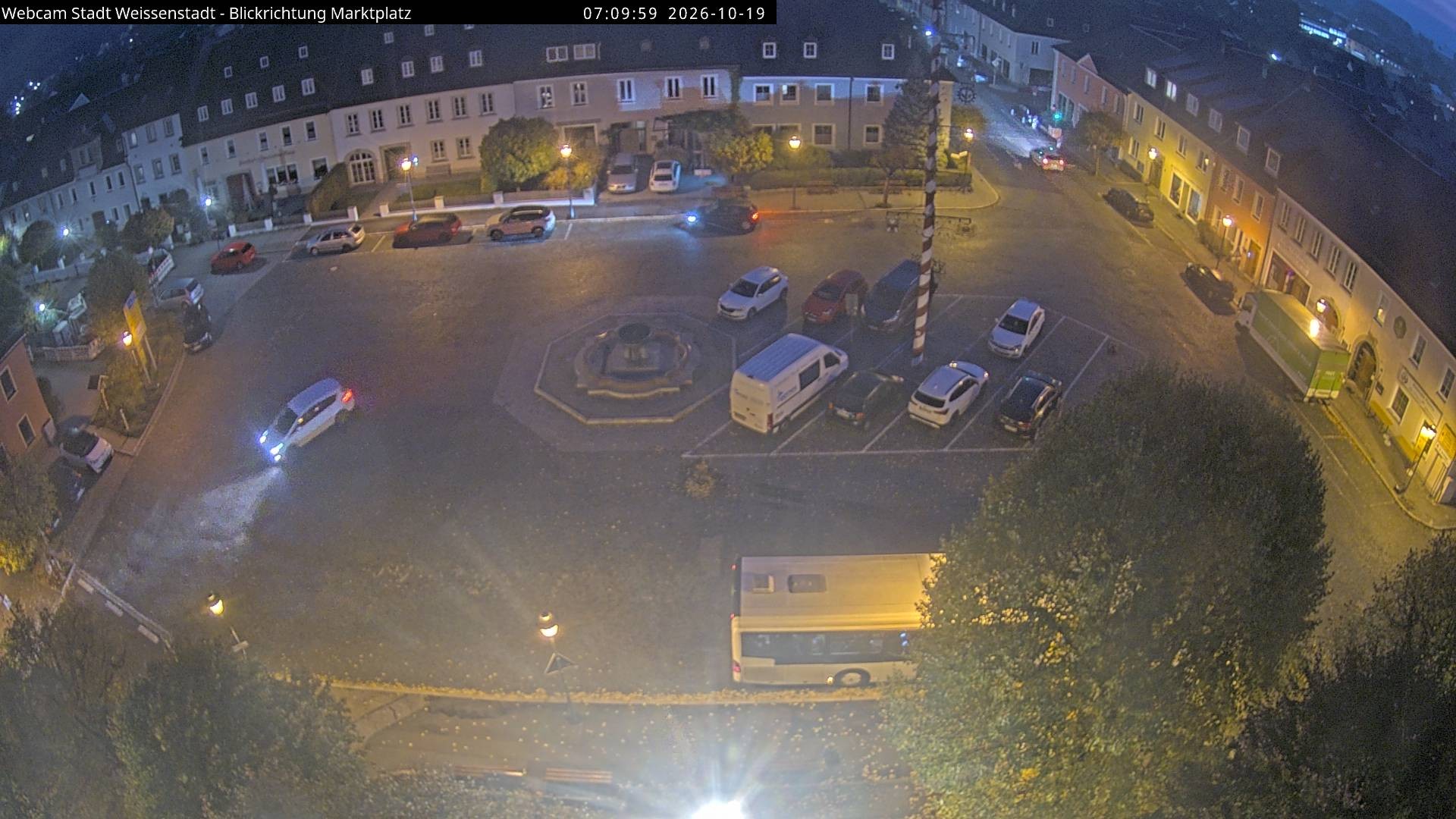 Archiv Foto Webcam Marktplatz Weißenstadt