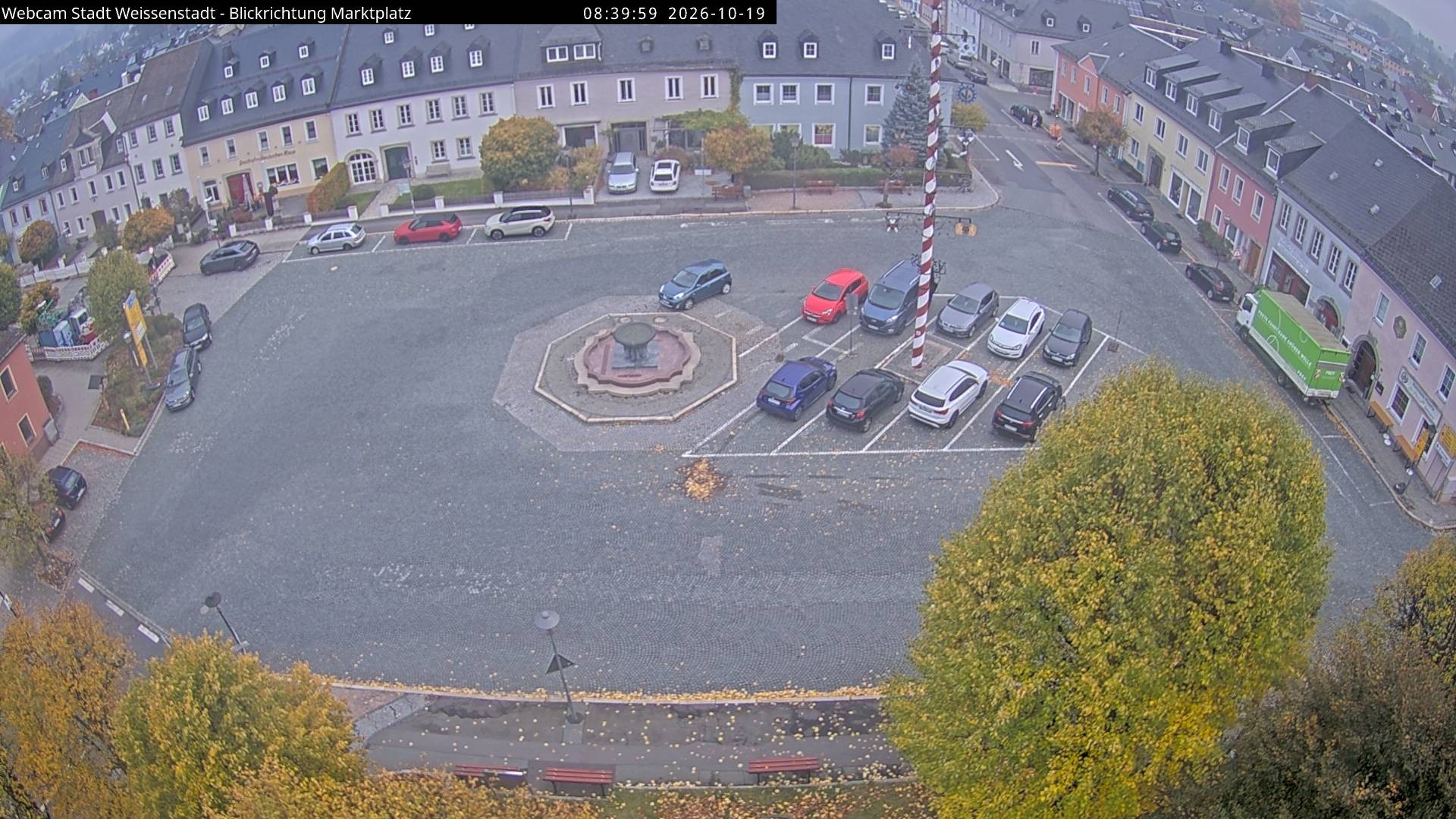 Archiv Foto Webcam Marktplatz Weißenstadt