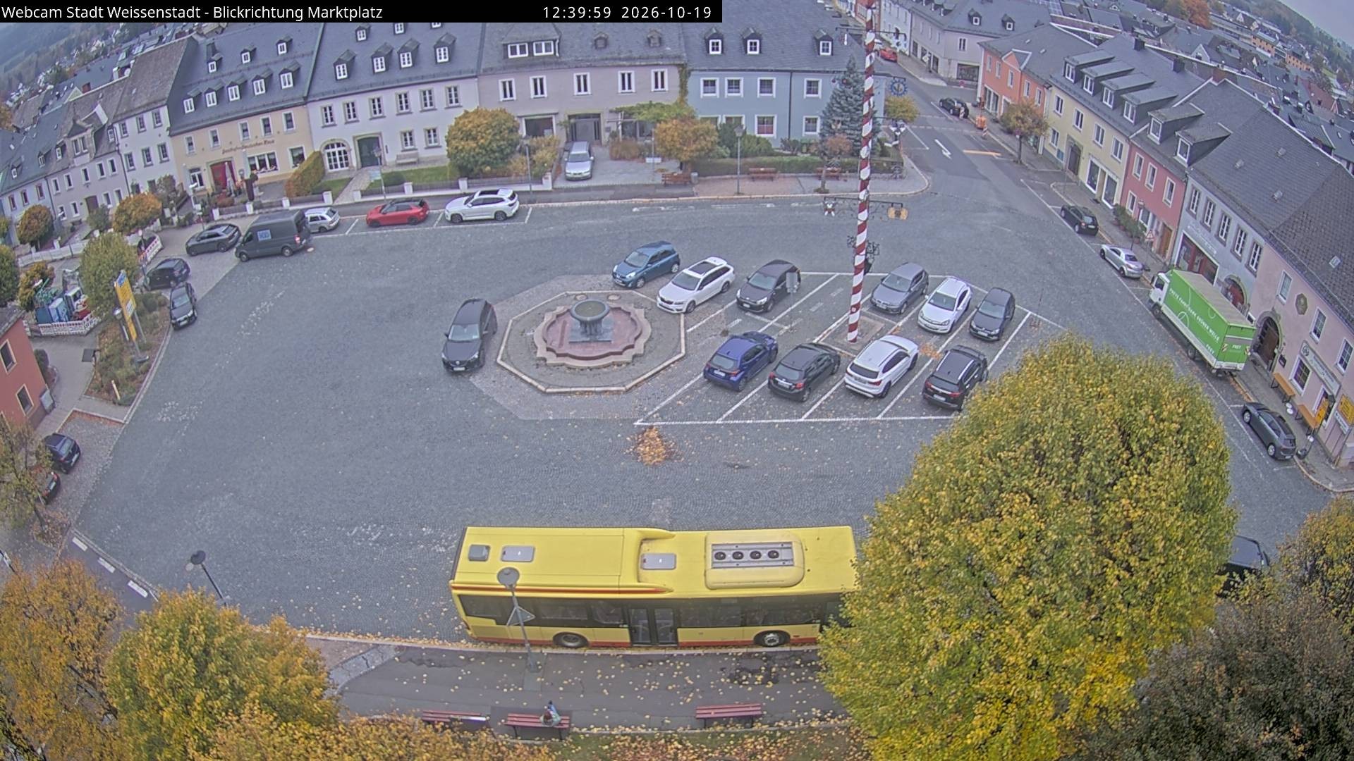 Archiv Foto Webcam Marktplatz Weißenstadt