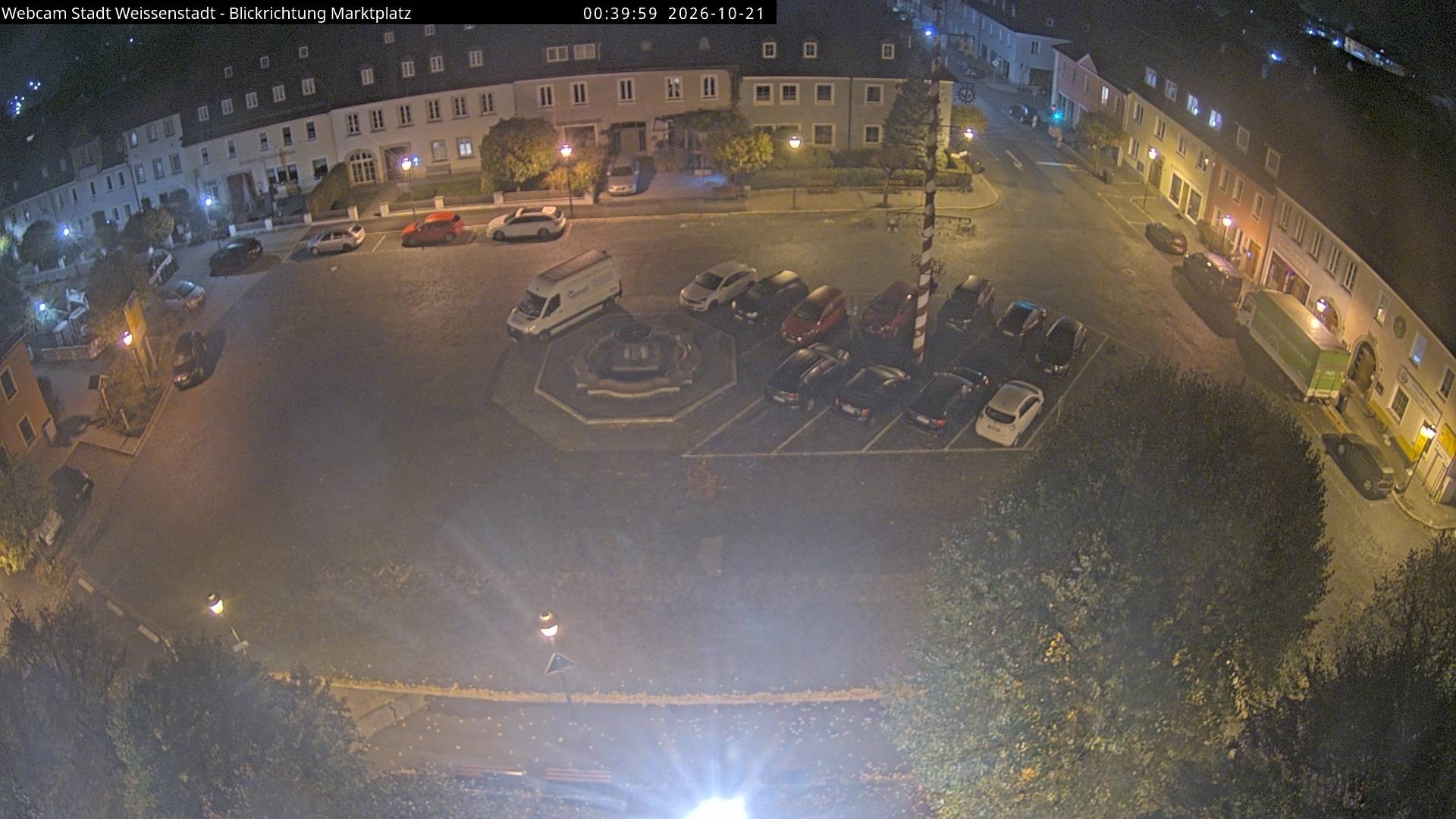 Archiv Foto Webcam Marktplatz Weißenstadt