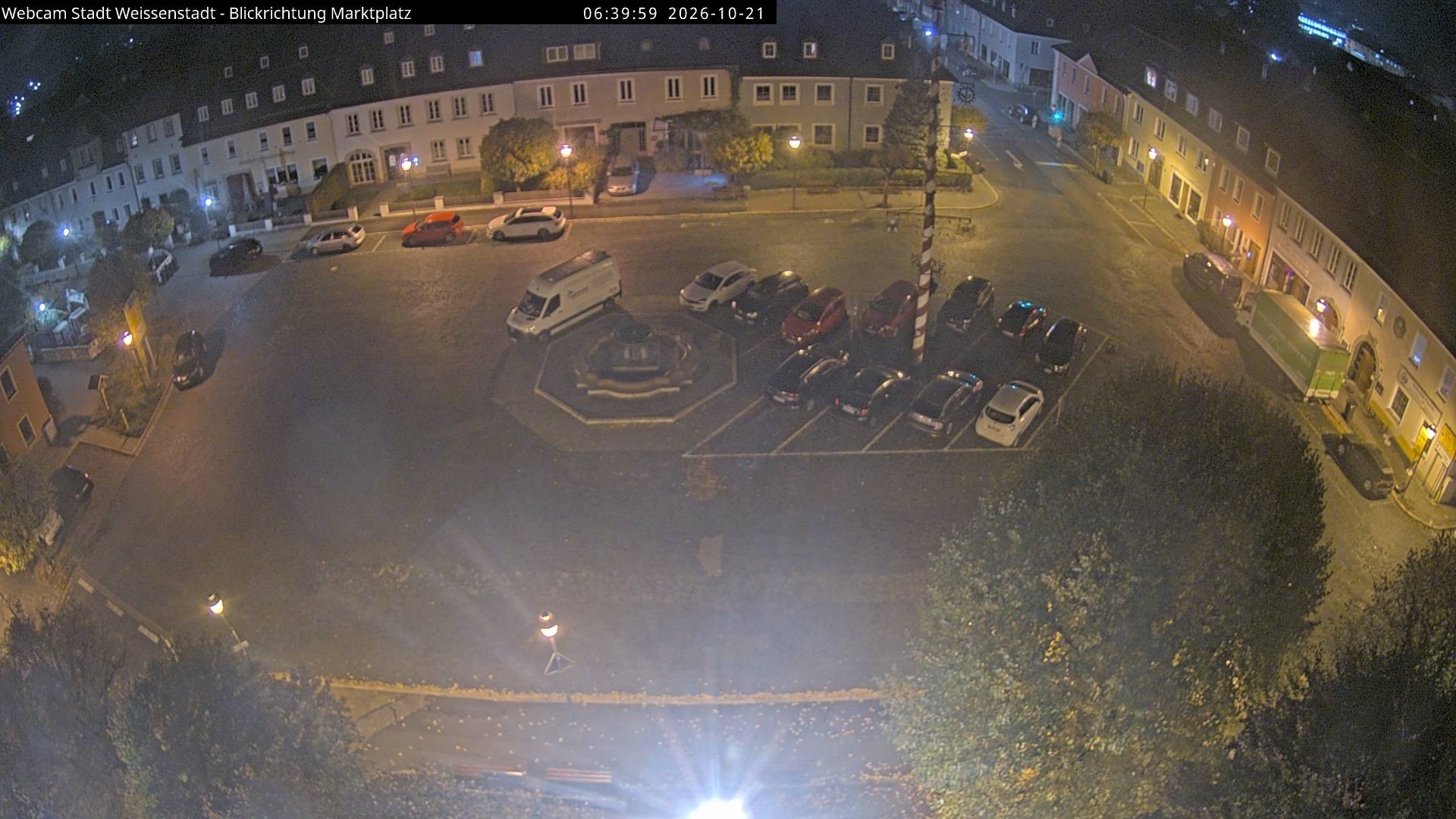 Archiv Foto Webcam Marktplatz Weißenstadt
