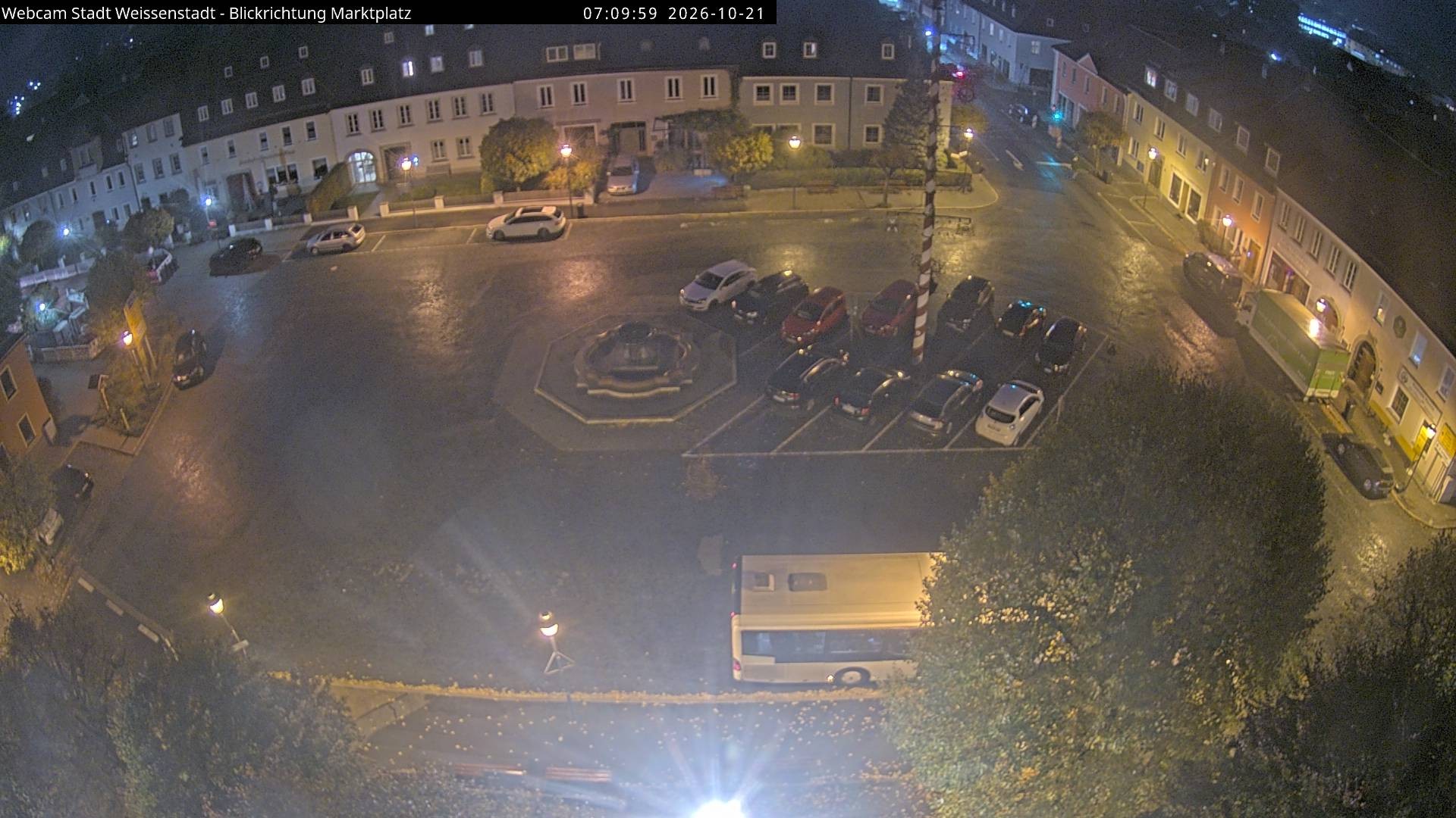 Archiv Foto Webcam Marktplatz Weißenstadt