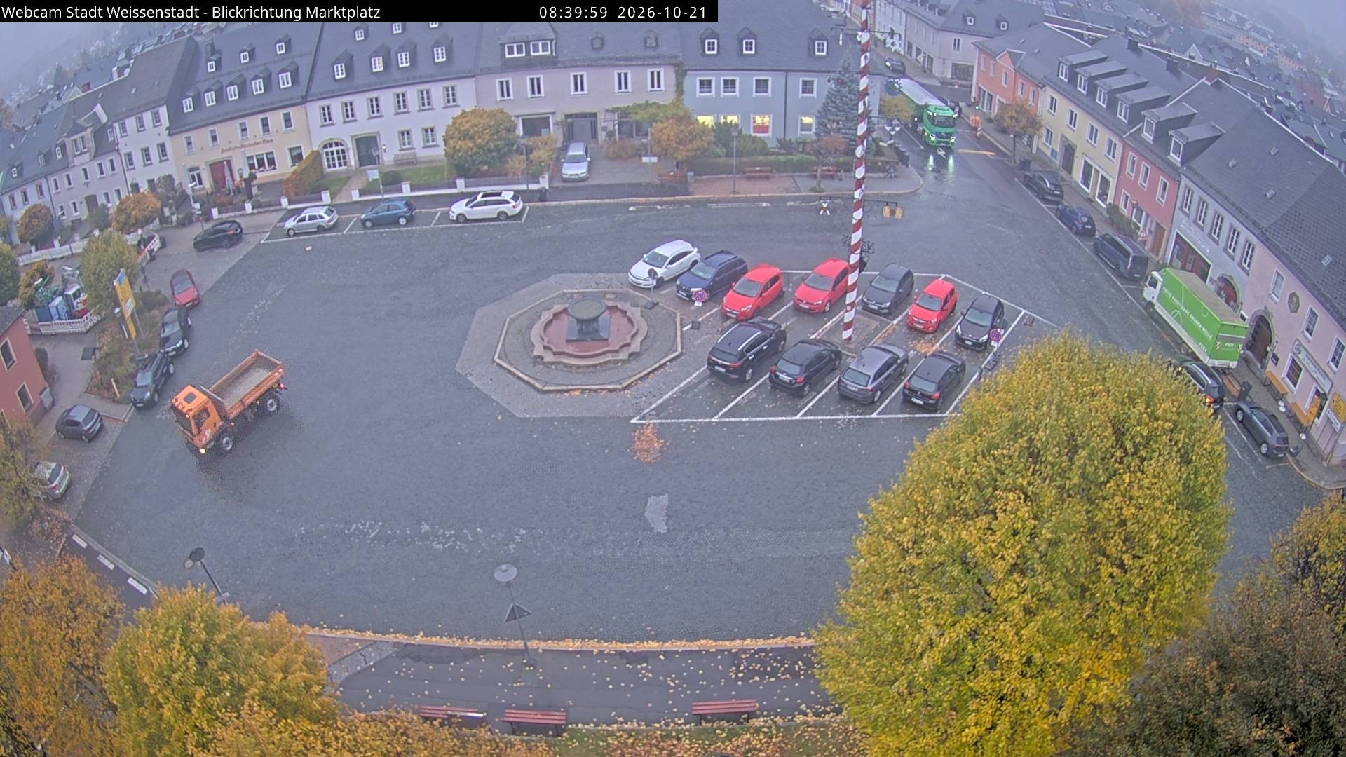 Archiv Foto Webcam Marktplatz Weißenstadt