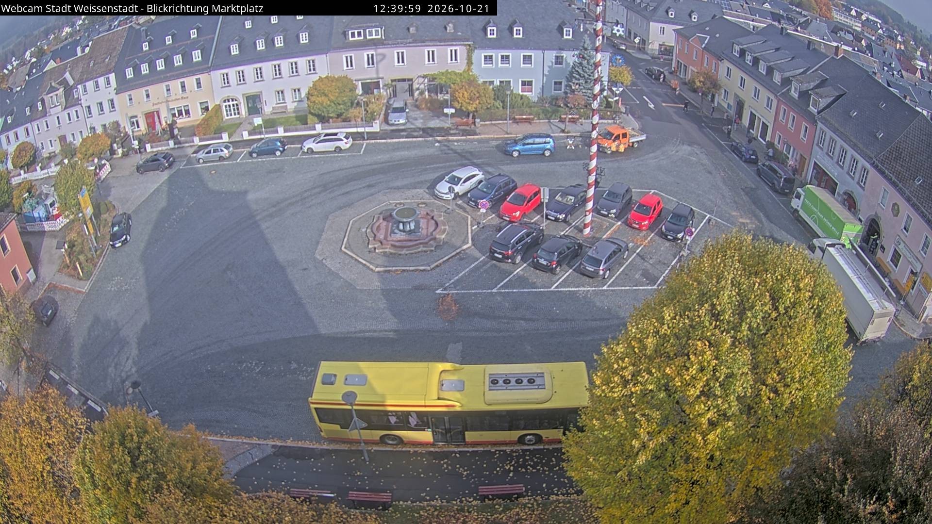 Archiv Foto Webcam Marktplatz Weißenstadt