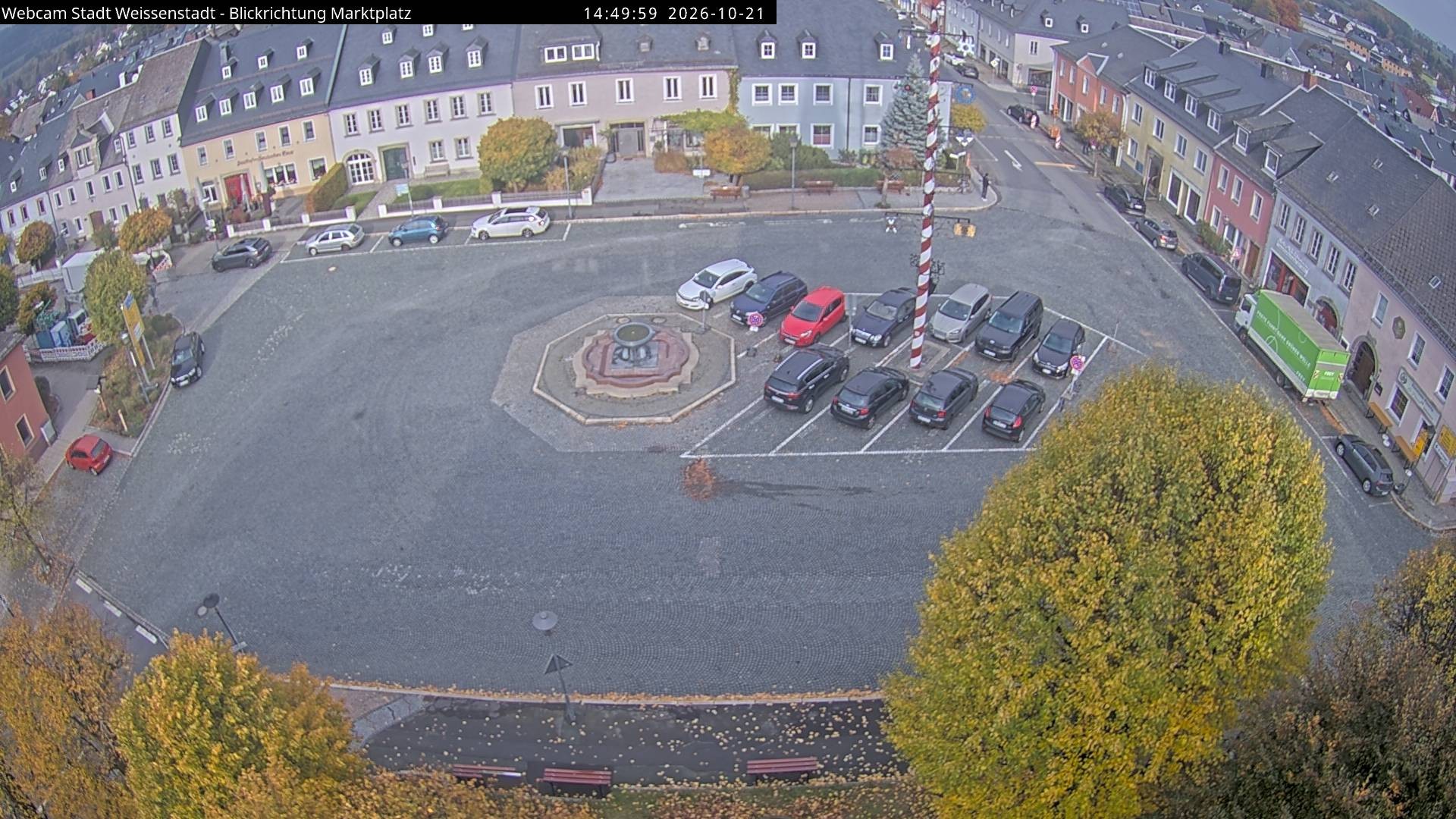 Archiv Foto Webcam Marktplatz Weißenstadt