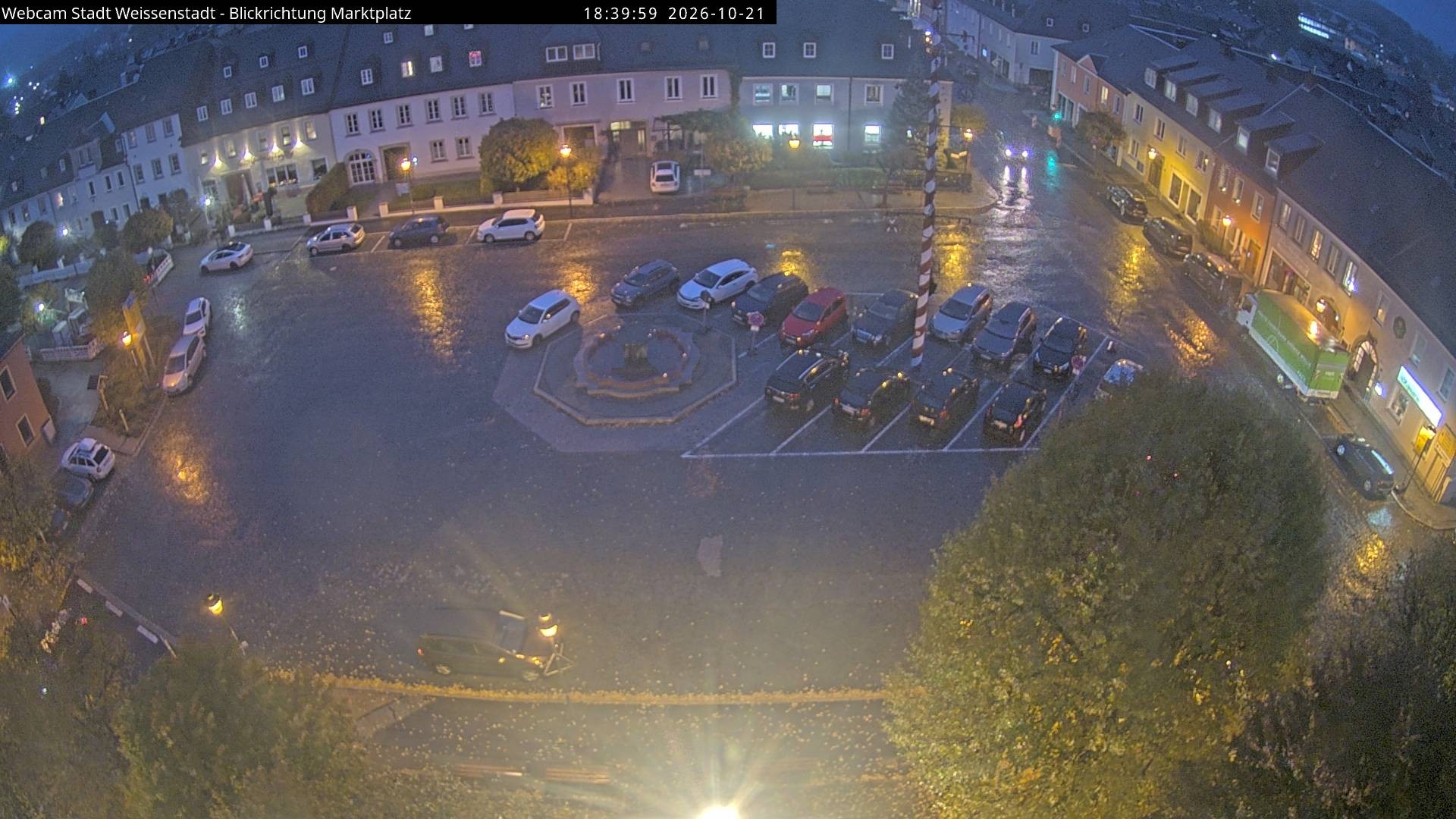 Archiv Foto Webcam Marktplatz Weißenstadt