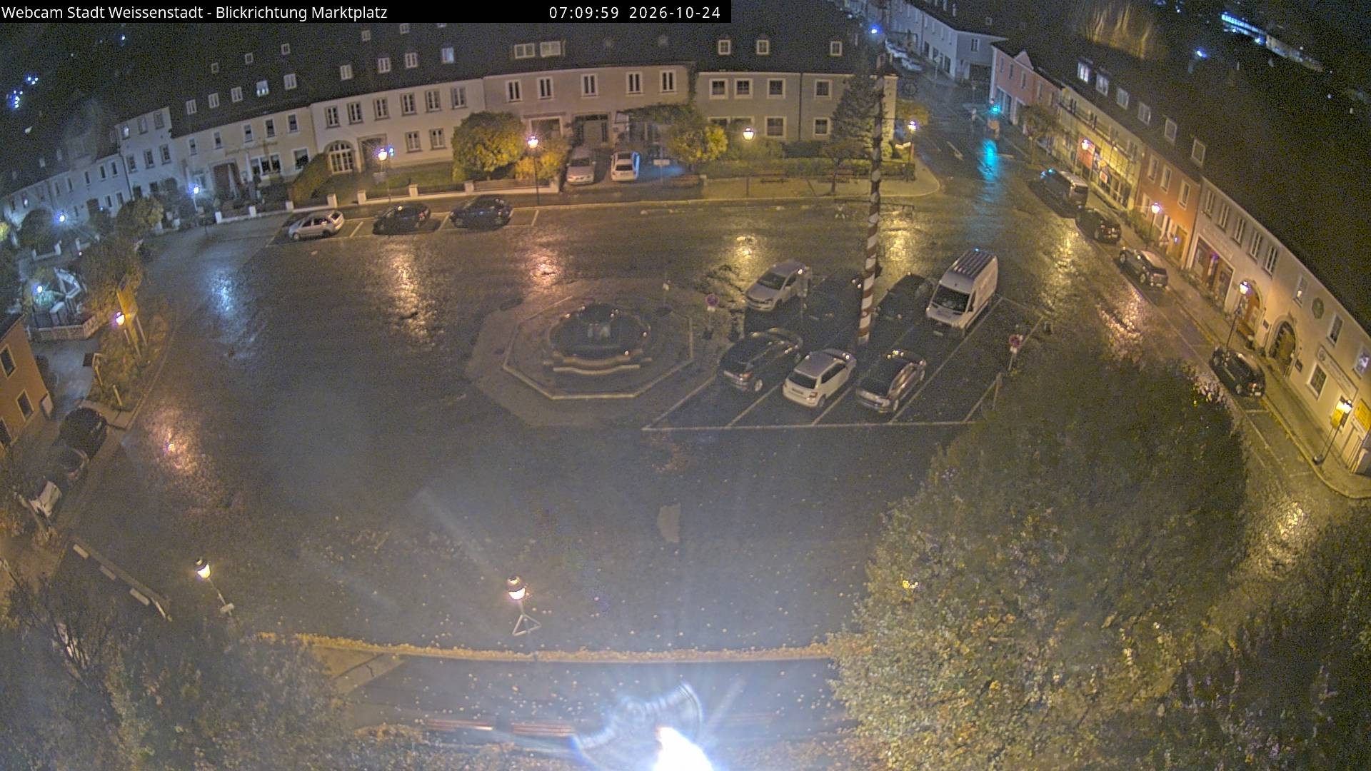 Archiv Foto Webcam Marktplatz Weißenstadt