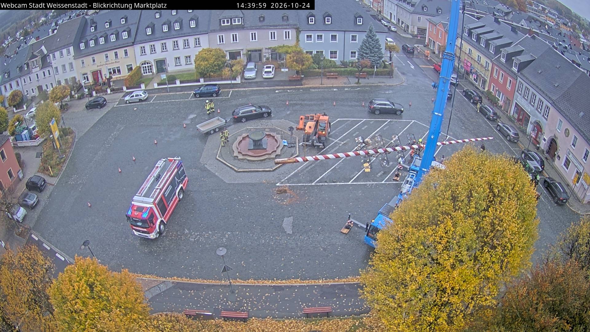 Archiv Foto Webcam Marktplatz Weißenstadt