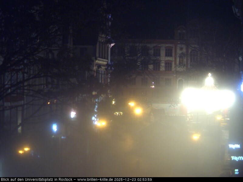 Archiv Foto Webcam Rostock - Universitätsplatz