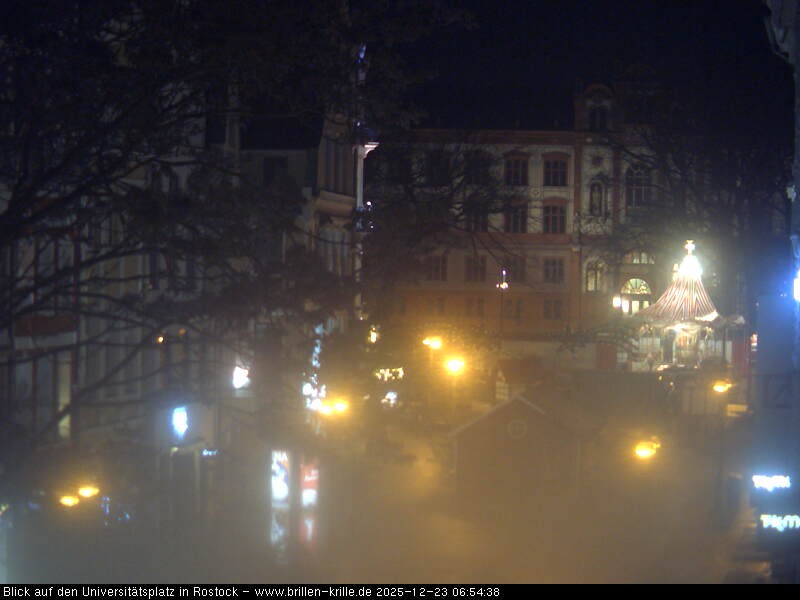 Archiv Foto Webcam Rostock - Universitätsplatz