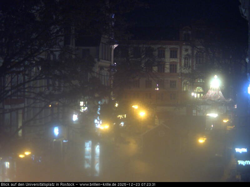 Archiv Foto Webcam Rostock - Universitätsplatz