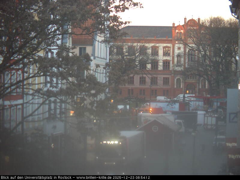 Archiv Foto Webcam Rostock - Universitätsplatz