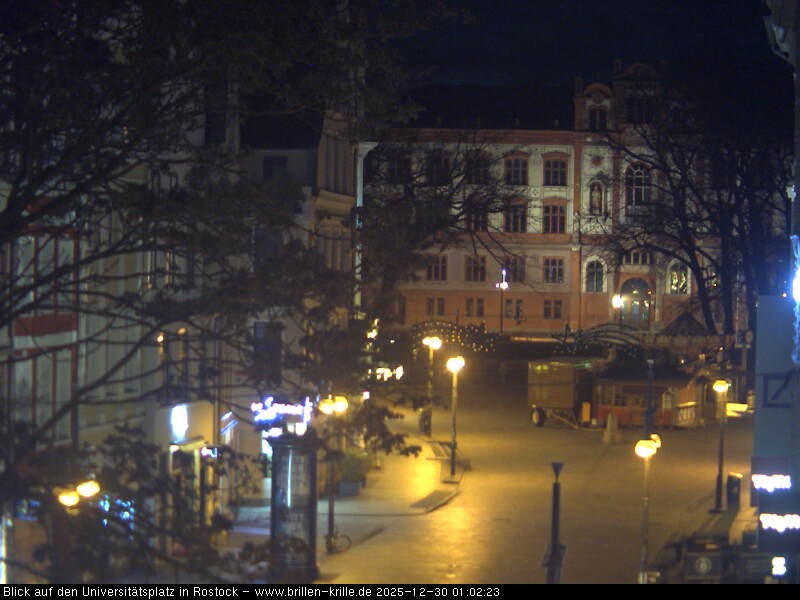 Archiv Foto Webcam Rostock - Universitätsplatz