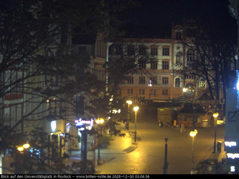 Archiv Foto Webcam Rostock - Universitätsplatz