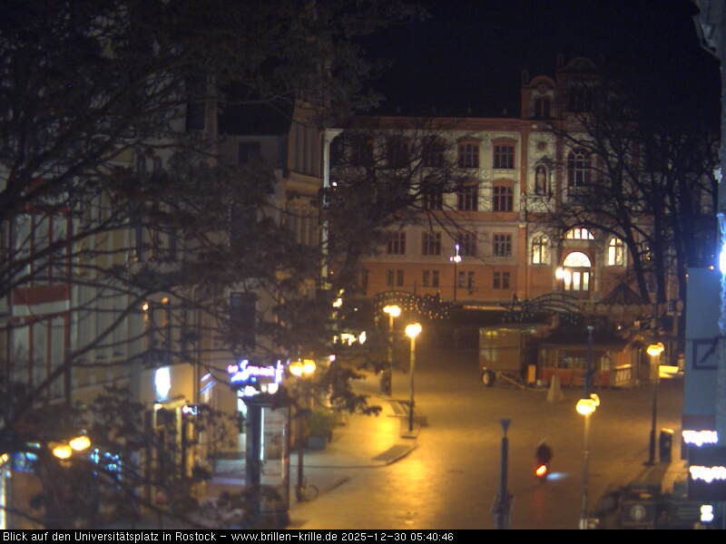 Archiv Foto Webcam Rostock - Universitätsplatz