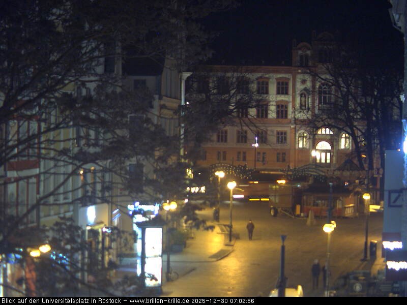 Archiv Foto Webcam Rostock - Universitätsplatz