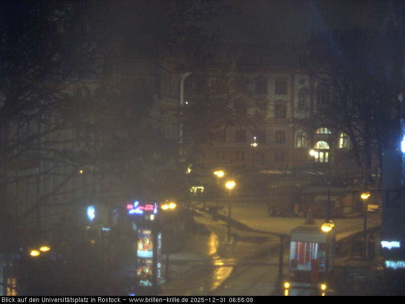 Archiv Foto Webcam Rostock - Universitätsplatz