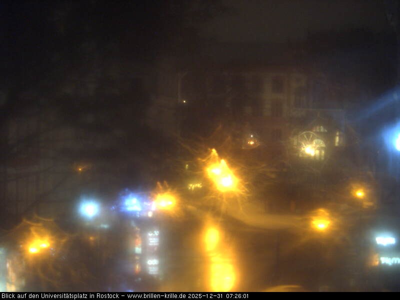 Archiv Foto Webcam Rostock - Universitätsplatz