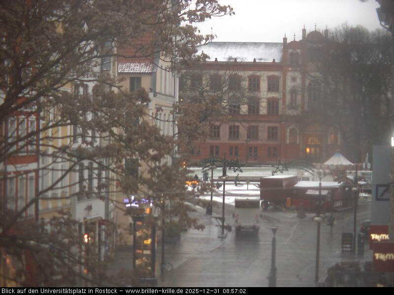 Archiv Foto Webcam Rostock - Universitätsplatz