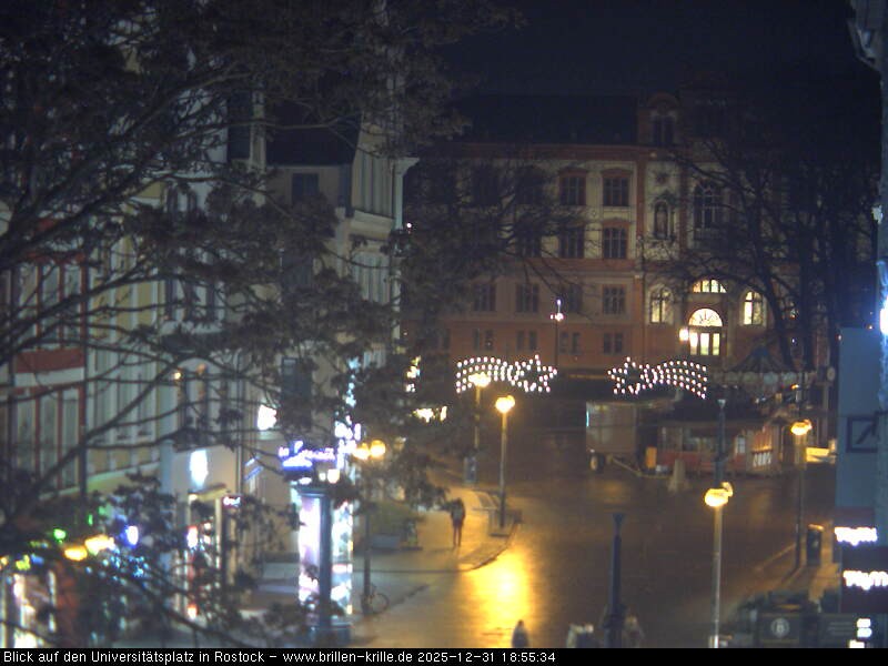 Archiv Foto Webcam Rostock - Universitätsplatz
