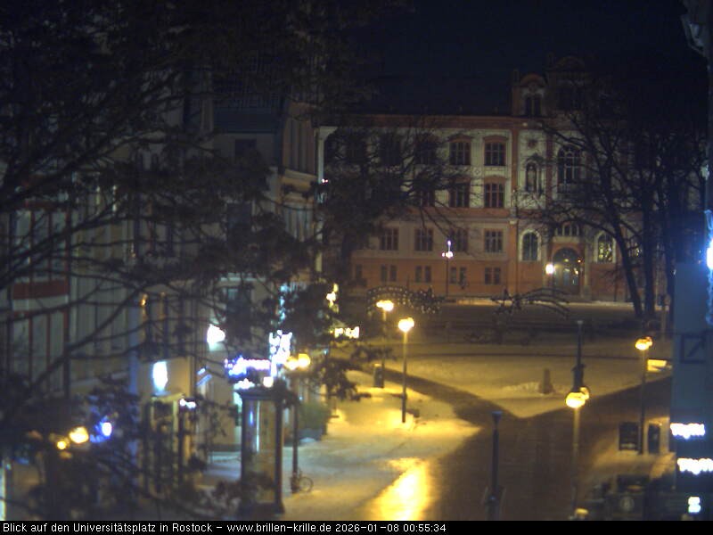 Archiv Foto Webcam Rostock - Universitätsplatz