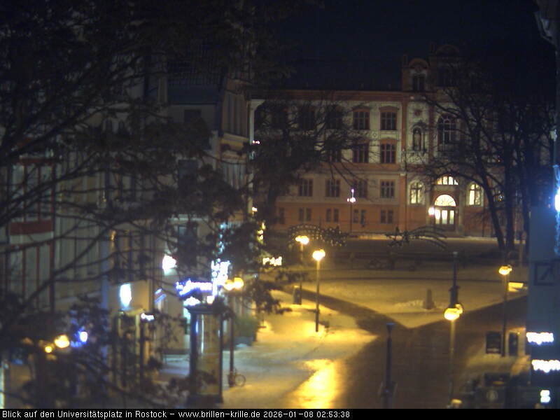 Archiv Foto Webcam Rostock - Universitätsplatz