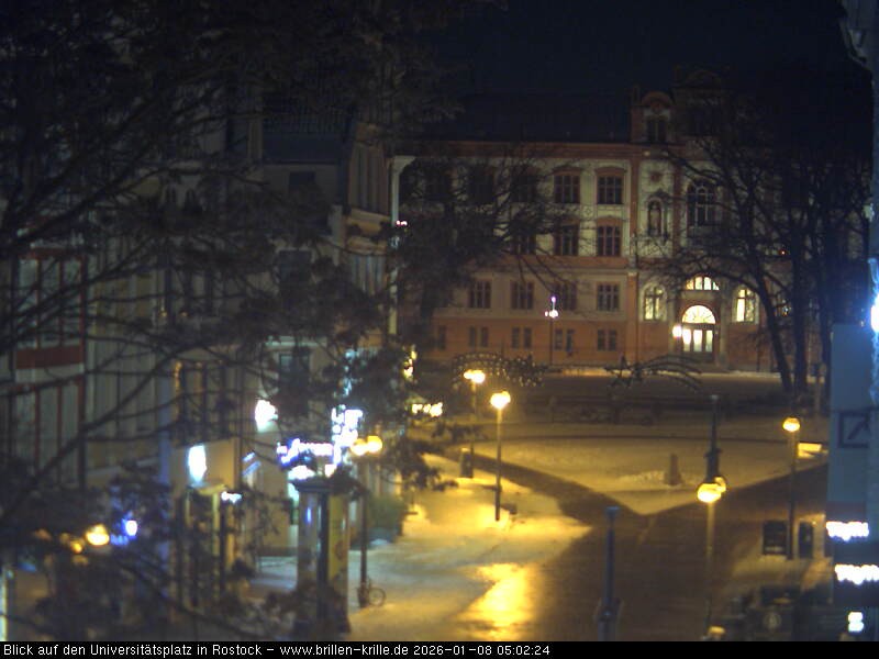 Archiv Foto Webcam Rostock - Universitätsplatz