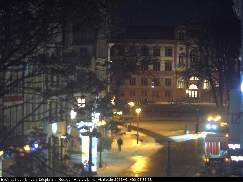 Archiv Foto Webcam Rostock - Universitätsplatz