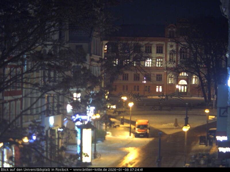 Archiv Foto Webcam Rostock - Universitätsplatz