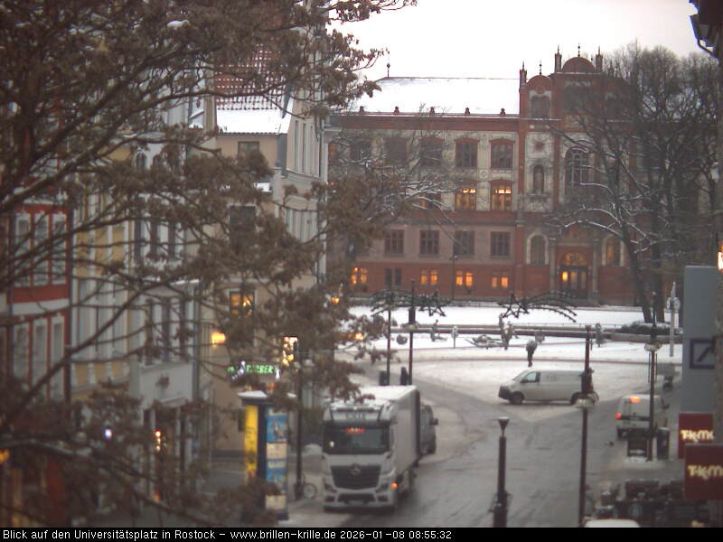 Archiv Foto Webcam Rostock - Universitätsplatz