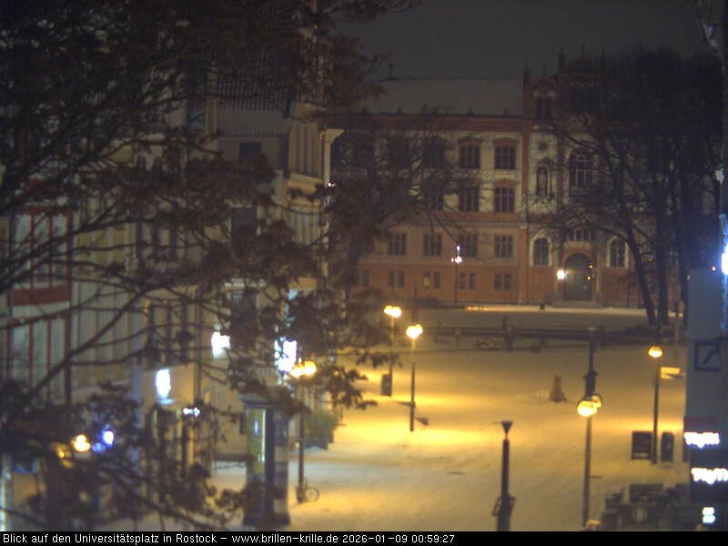 Archiv Foto Webcam Rostock - Universitätsplatz
