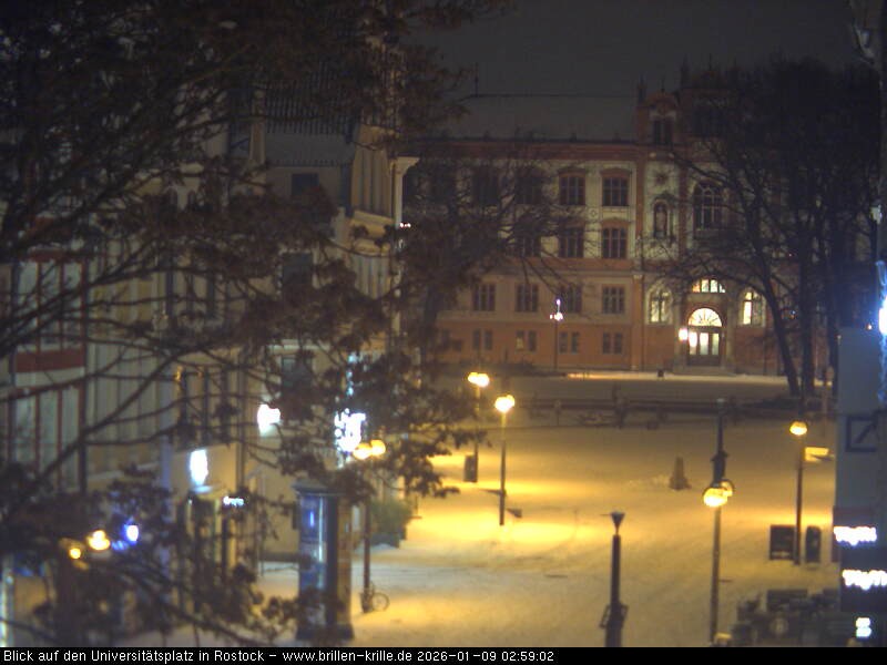 Archiv Foto Webcam Rostock - Universitätsplatz
