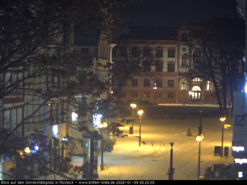 Archiv Foto Webcam Rostock - Universitätsplatz