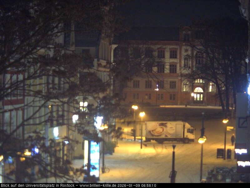 Archiv Foto Webcam Rostock - Universitätsplatz