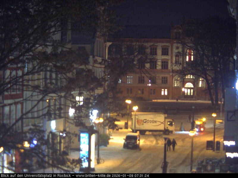 Archiv Foto Webcam Rostock - Universitätsplatz