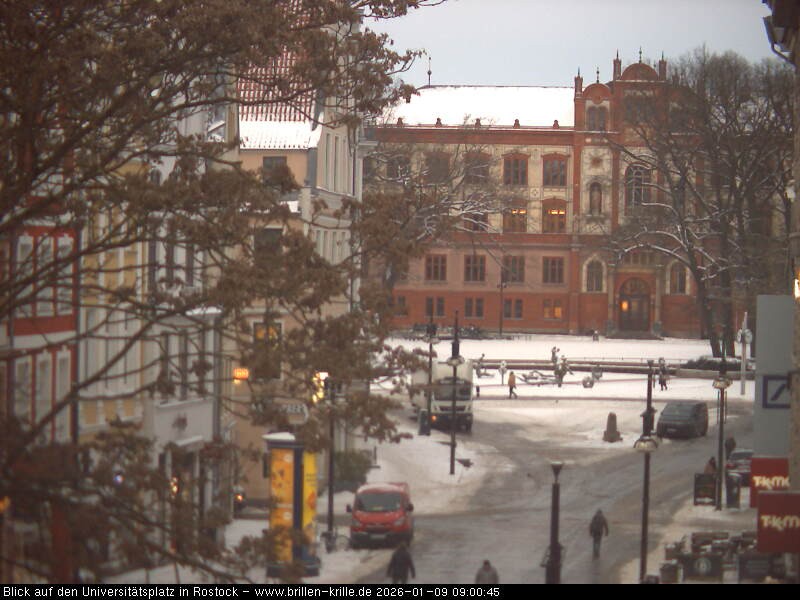 Archiv Foto Webcam Rostock - Universitätsplatz