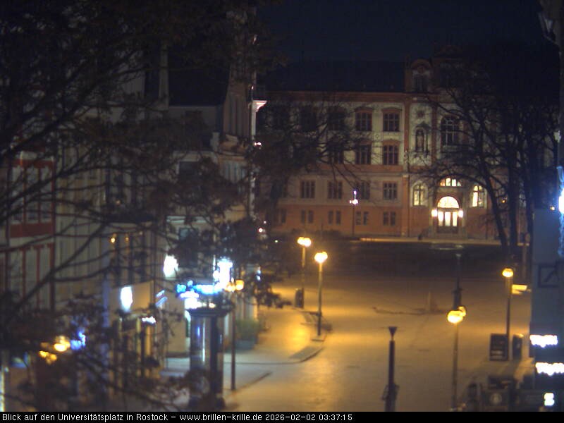 Archiv Foto Webcam Rostock - Universitätsplatz